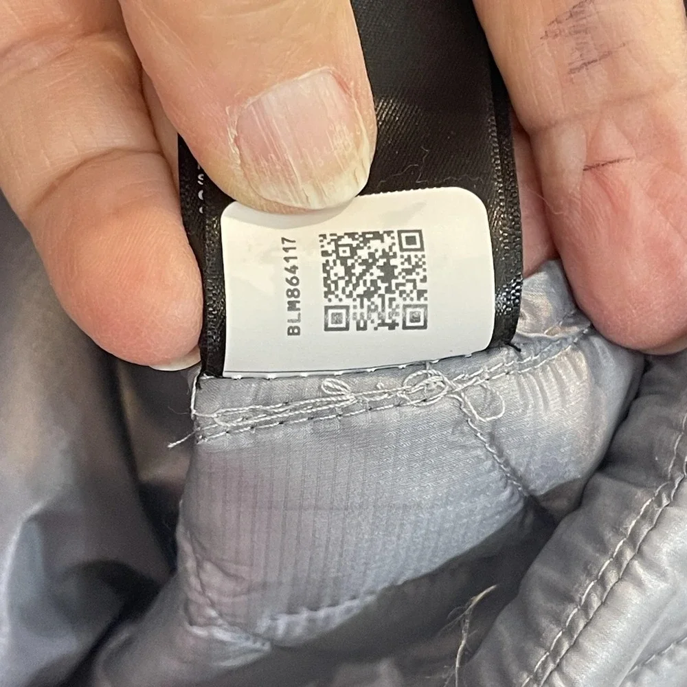 The North Face Vest Mens 2XL Gray ThermoBall Eco Insulated Quilted‎ Full Zip